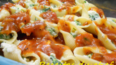 Conchiglione recheado