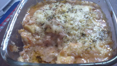 Escondidinho de atum com banana