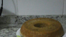 Bolo de banana fácil e rápido