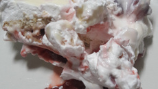 Pavê de morango da Norma