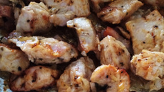 Peito de frango assado delicioso