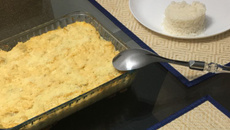 Frango cremoso com batata