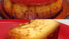 Pudim de leite condensado, leite ninho e queijo ralado (bem firminho)