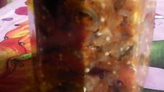 Berinjela para comer com pão