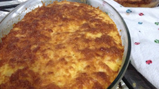 Sopa paraguaia de milharina