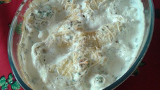 Couve-flor gratinada (Cris)