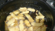 Casca de batata frita