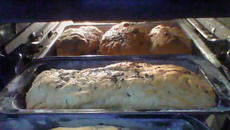 Pão de inhame com grãos 