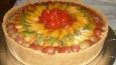 Torta tropical de cupuaçú