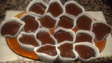 Mini bolo de chocolate