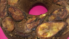 Bolo de banana integral