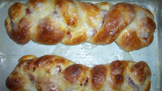 Pão doce de leite condensado