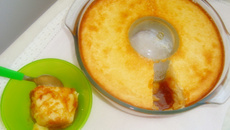 Pudim de pão cremoso