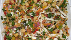 Salada de grão-de-bico