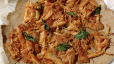 Massa de pizza de aveia fit