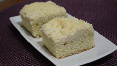 Cuca fácil, rápida e gostosa