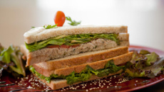 Sanduíche natural de atum