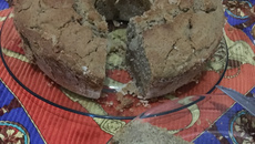 Bolo de maçã de farinha de arroz sem lactose