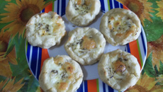 Tortinhas de batata doce