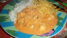 Estrogonofe de peixe