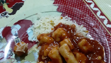 Nhoque de batata com molho de tomate