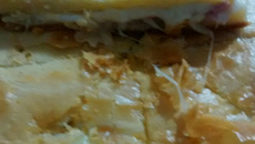 Torta de presunto e queijo