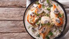 Frango ao Creme de Champignon
