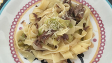 Macarrão com abobrinha