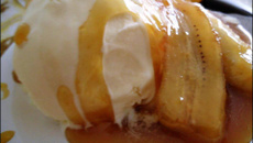 Sorvete de banana fácil