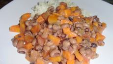 Salada feriadão de feijão fradinho