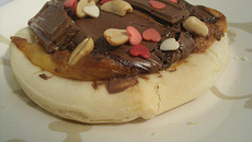 Minipizzas com Nutella