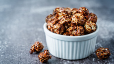 Pipoca de chocolate superfácil