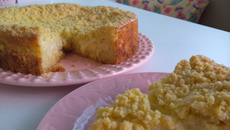 Bolo de farofa de cuca