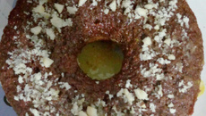 Bolo integral de beterraba