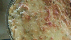 Macarronada cremosa de frango