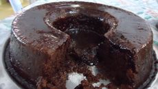 Bolo de chocolate sem ovo