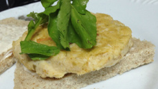 Hambúrguer de palmito saudável