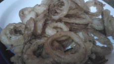 Anéis de cebola fácil