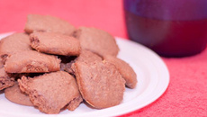 Biscoitos de chocolate coconut