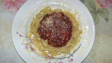 Macarrão à napolitana Gex