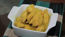 Frango ao molho de laranja e mostarda