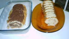 Rocambole de brigadeiro ou beijinho