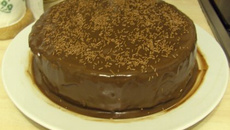 Bolo de chocolate de liquidificador