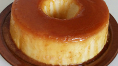 Pudim cremoso de tapioca