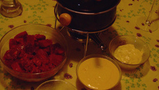 Fondue de Carne com Patês