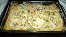 Frango com molho de requeijão