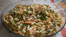 Fusili ao molho branco