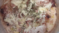 Filé de frango ao creme de leite