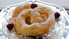 Pretzel de açúcar e canela