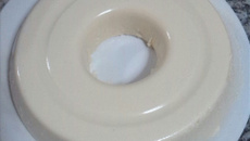 Pudim gelado de maria-mole